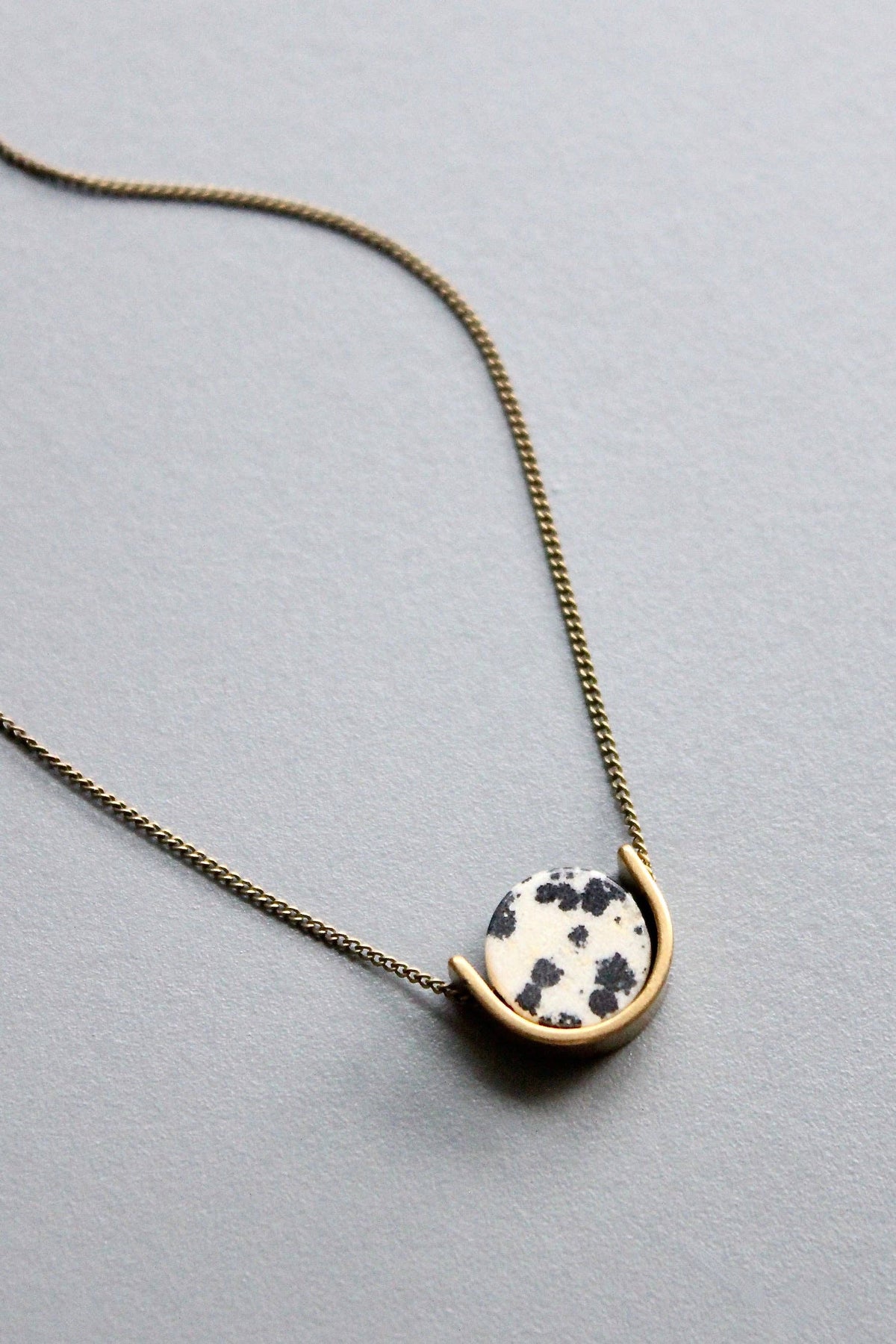 Mini Dalmatian Pendant Necklace