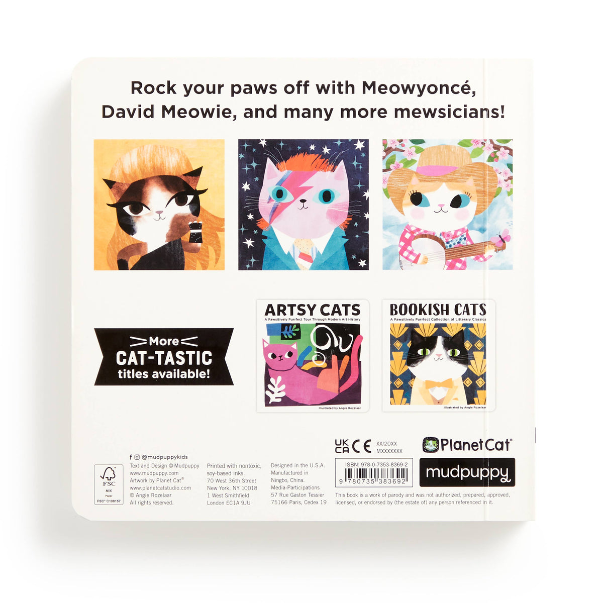 Music Cats Board Book