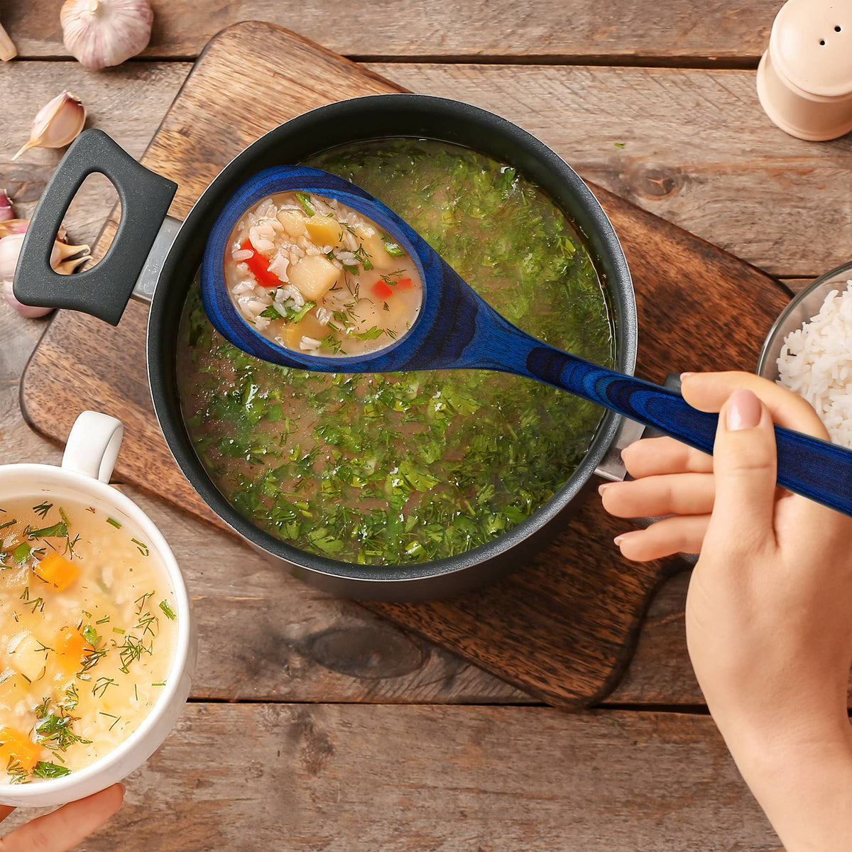 Baltique® Malta Colorful Wooden Cooking Spoon