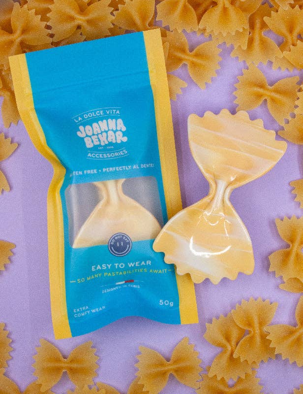 Farfalle Bow Tie Italian Pasta Hair Barrette
