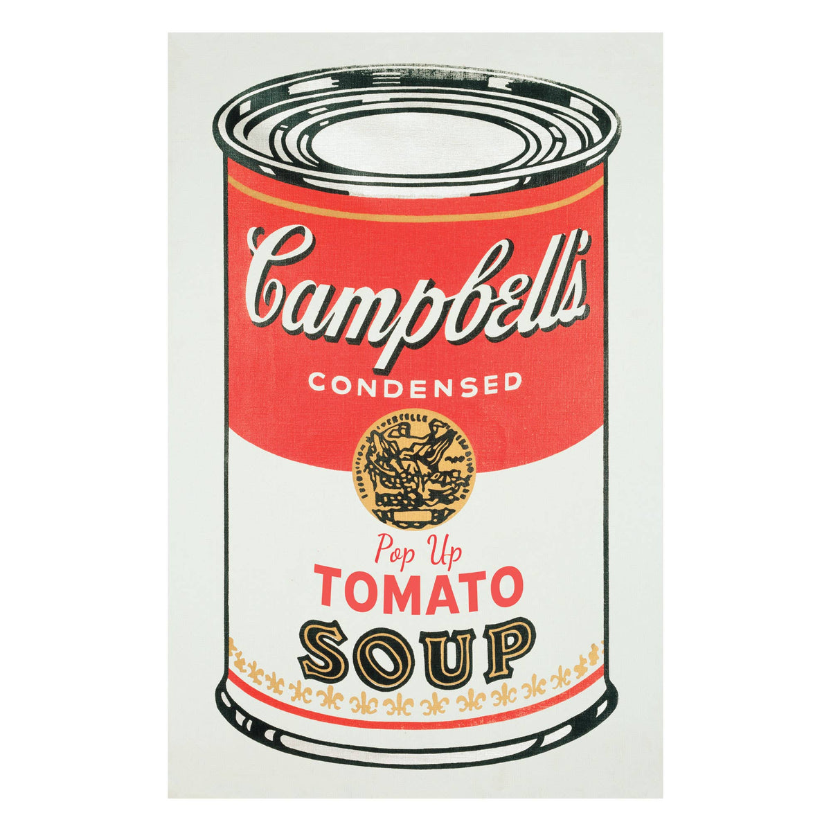 Andy Warhol Campbell's Soup Can Pop Up Greeting Card