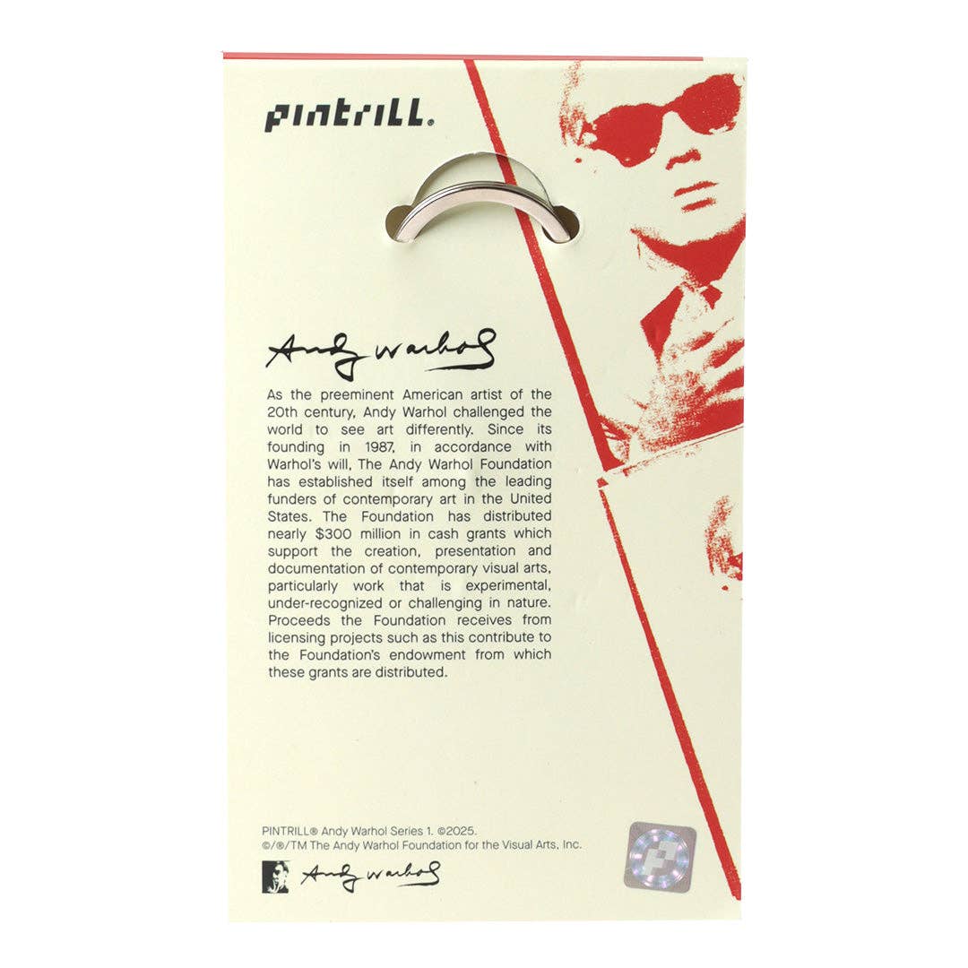 Warhol Bananas Acrylic Keyclip