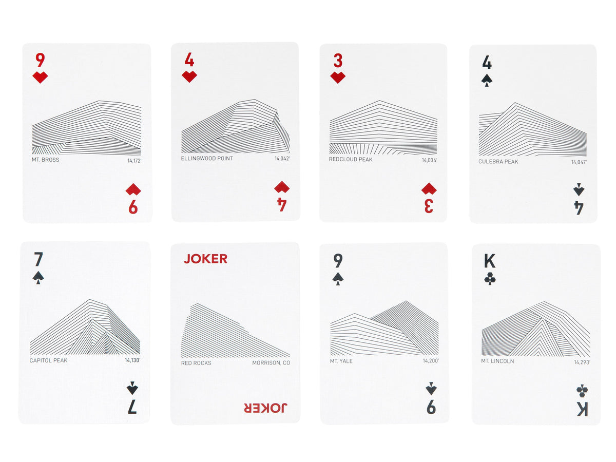 PEAK: Mountain Playing Cards