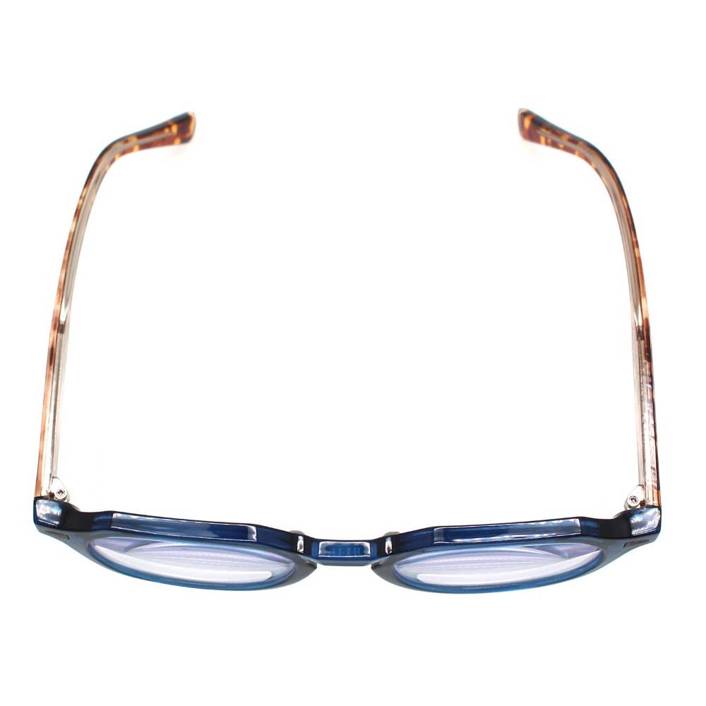 BENN | Matte Navy Blue | Matte Tortoise | Blue Light