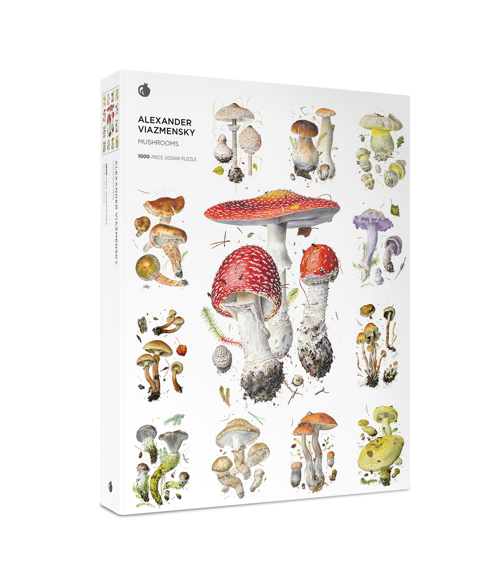Mushrooms: Alexander Viazmensky 1000-Piece Puzzle