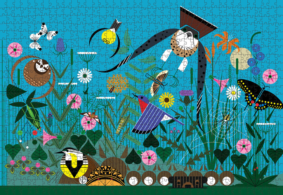 Charley Harper: Wild Summer 1000- Piece Jigsaw Puzz