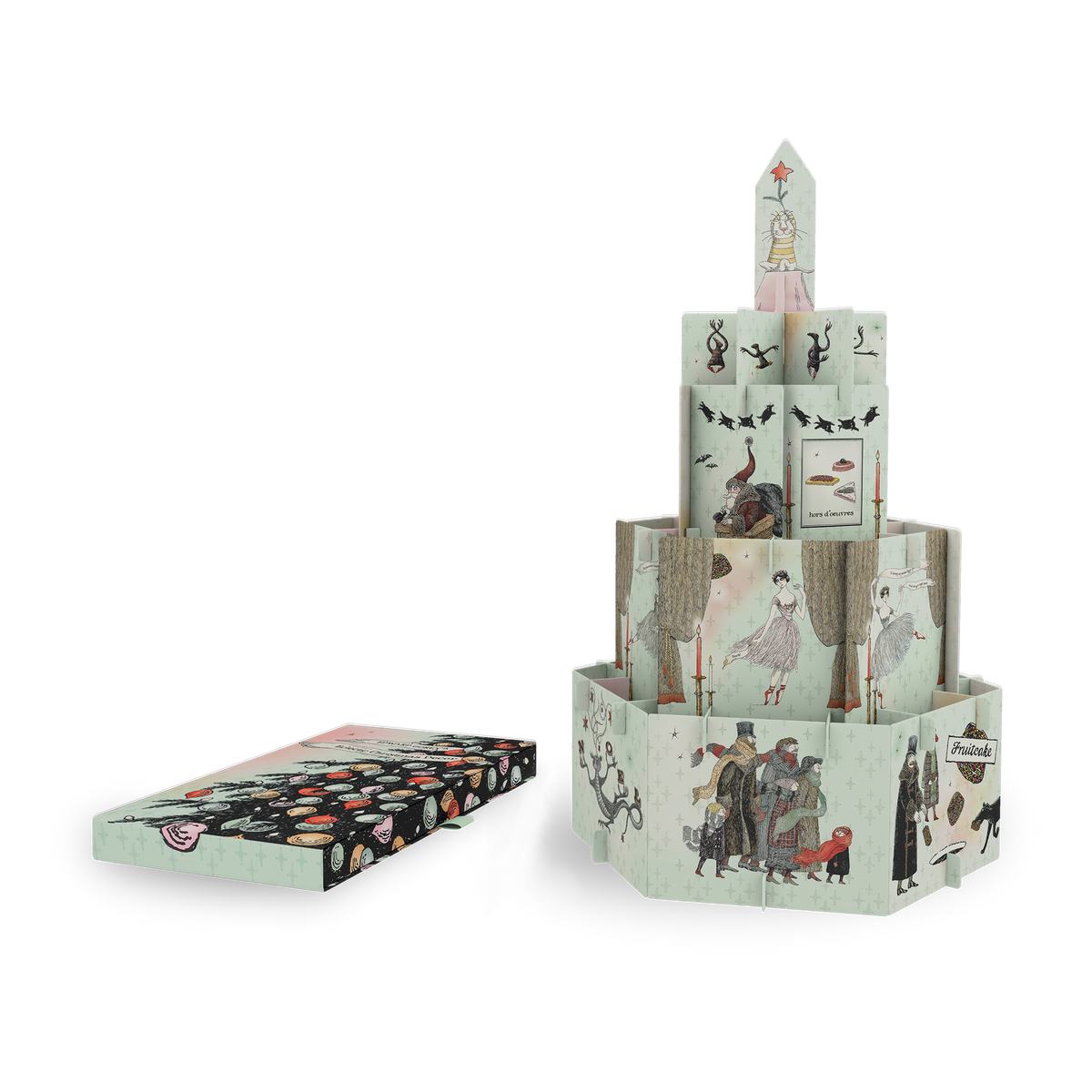 Edward Gorey's Eclectic Christmas Decor