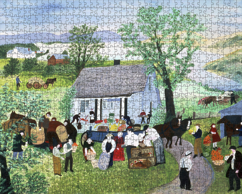 Grandma Moses: Moving Day on the  Farm 1000-Piece Puzzle