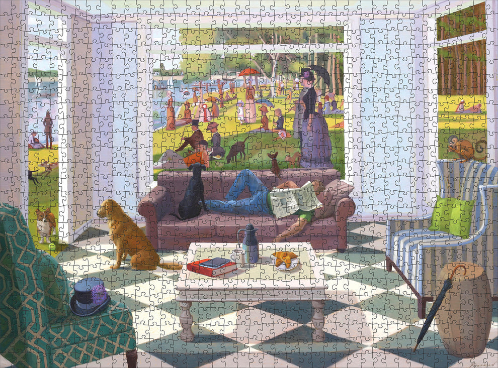 Kathryn Freeman: The Sunday  Paper 1000-Piece Jigsa