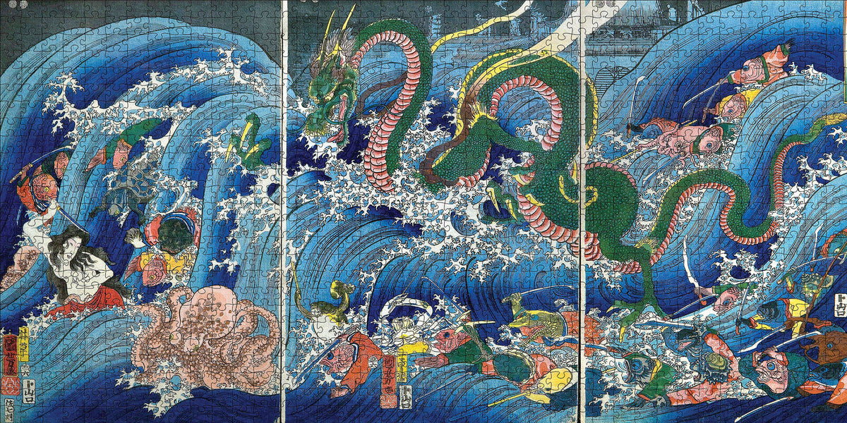 Utagawa Kuniyoshi: The Palace of the Dragon King 1000-Piece Puzzle