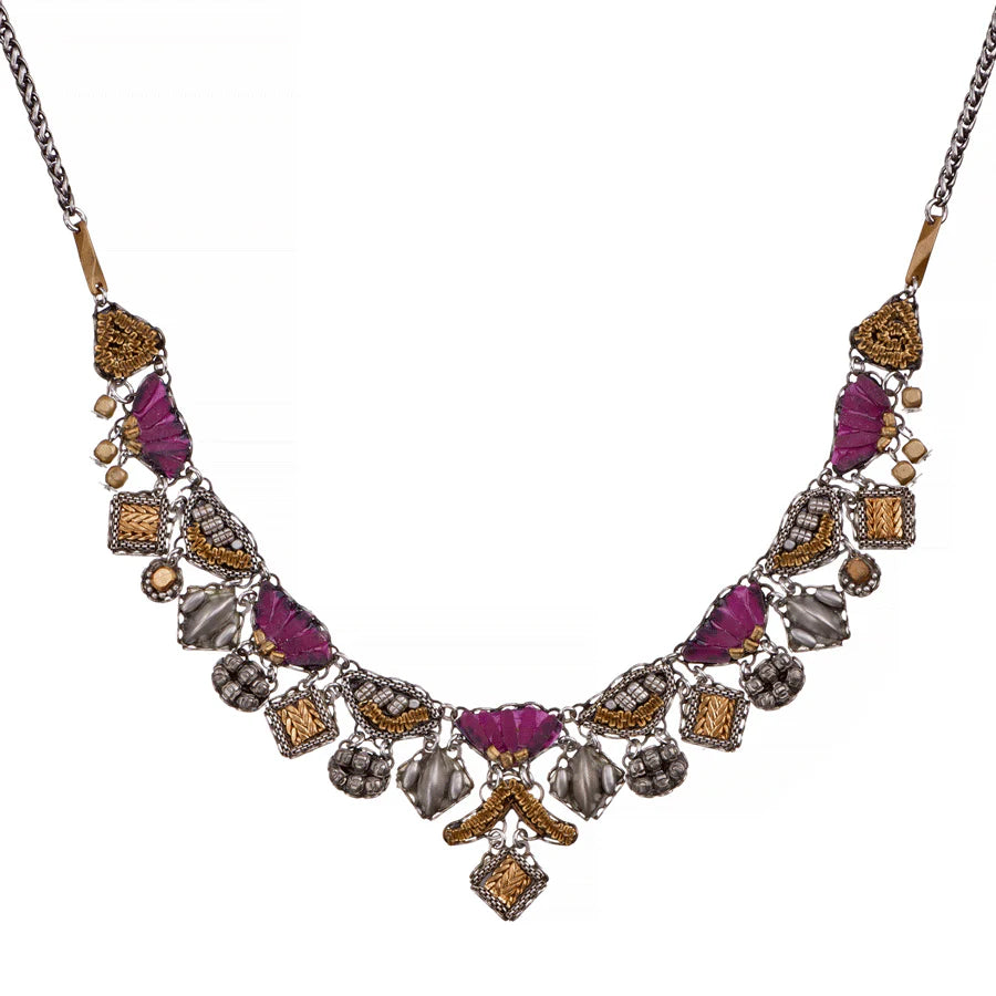 Dahlia Cherry Blossom Necklace