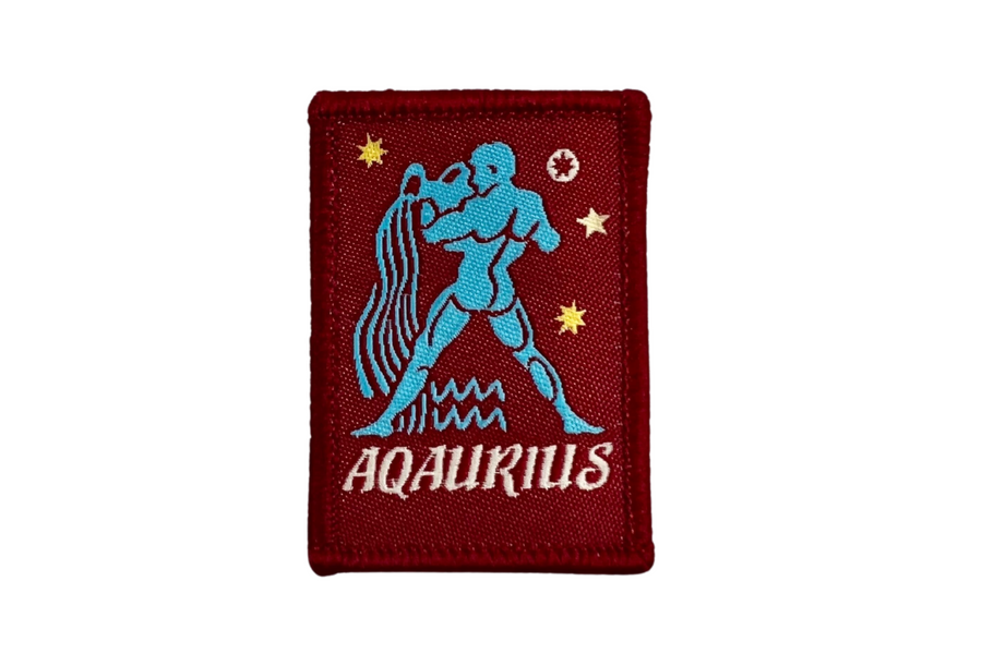 Zodiac Velcro Label - AQUARIUS
