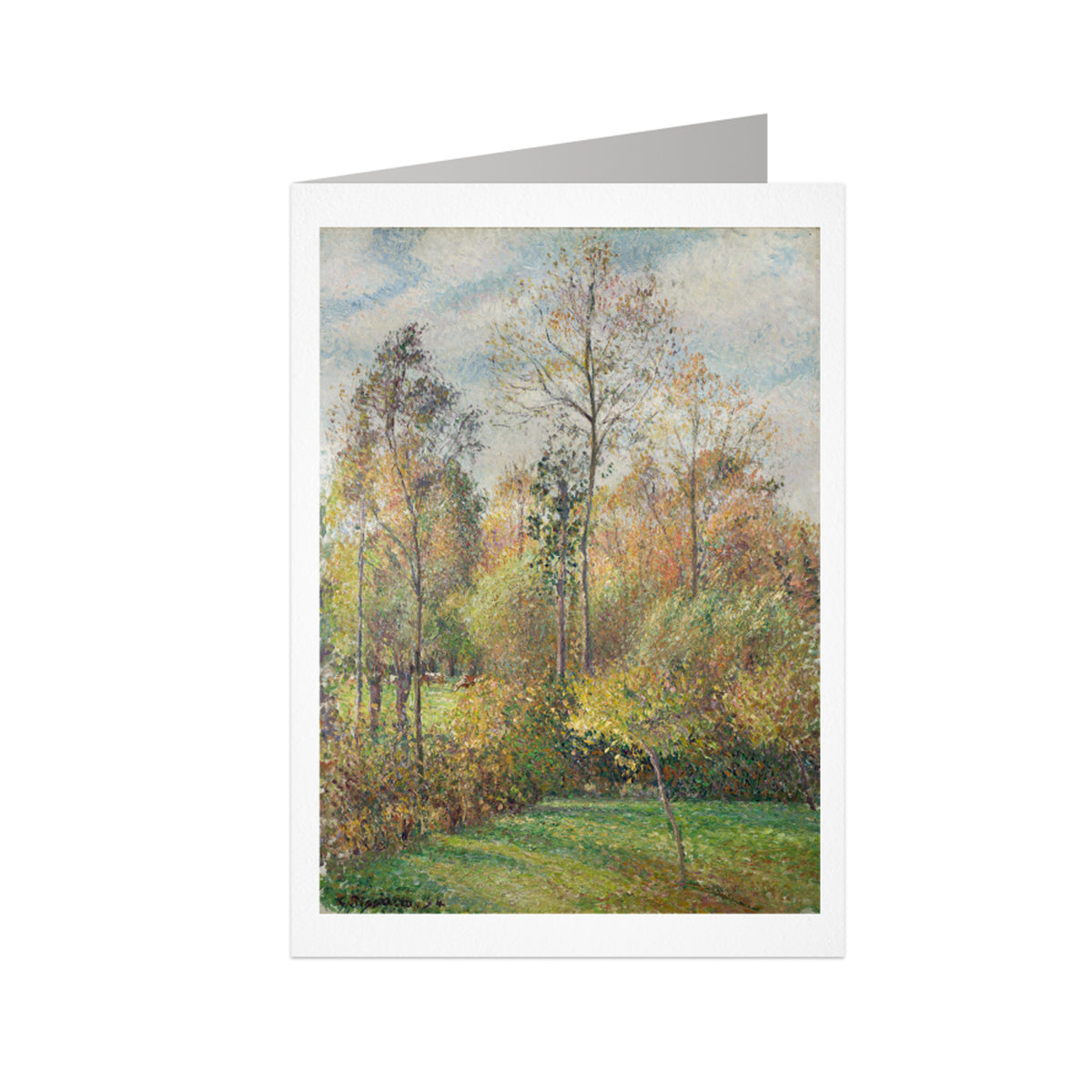 Camille Pissarro: Autumn, Poplars, Eragny Notecard