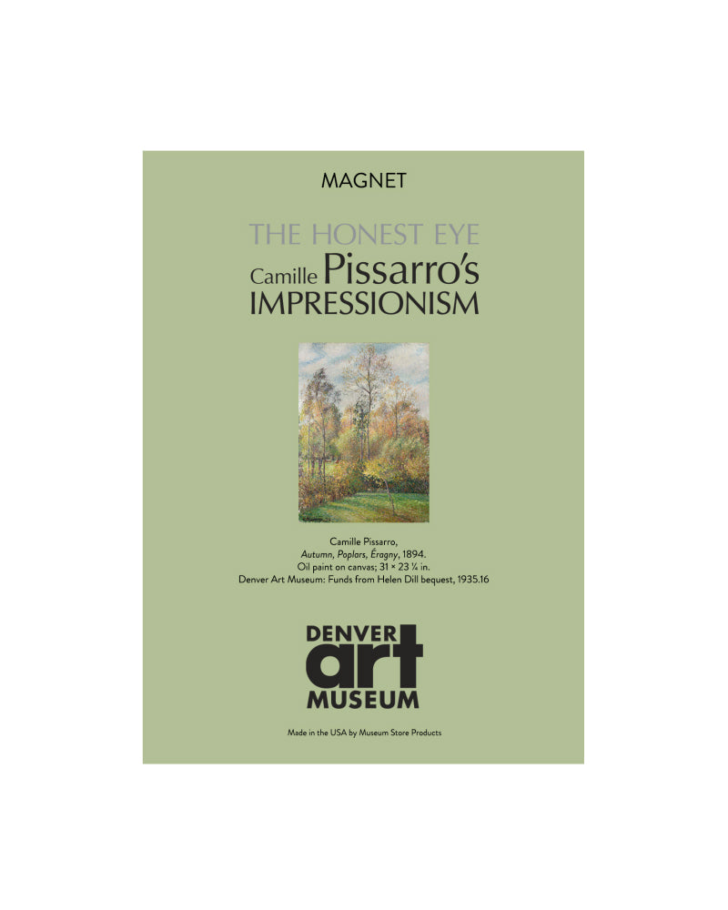 Camille Pissarro: Autumn, Poplars, Eragny Carded Magnet