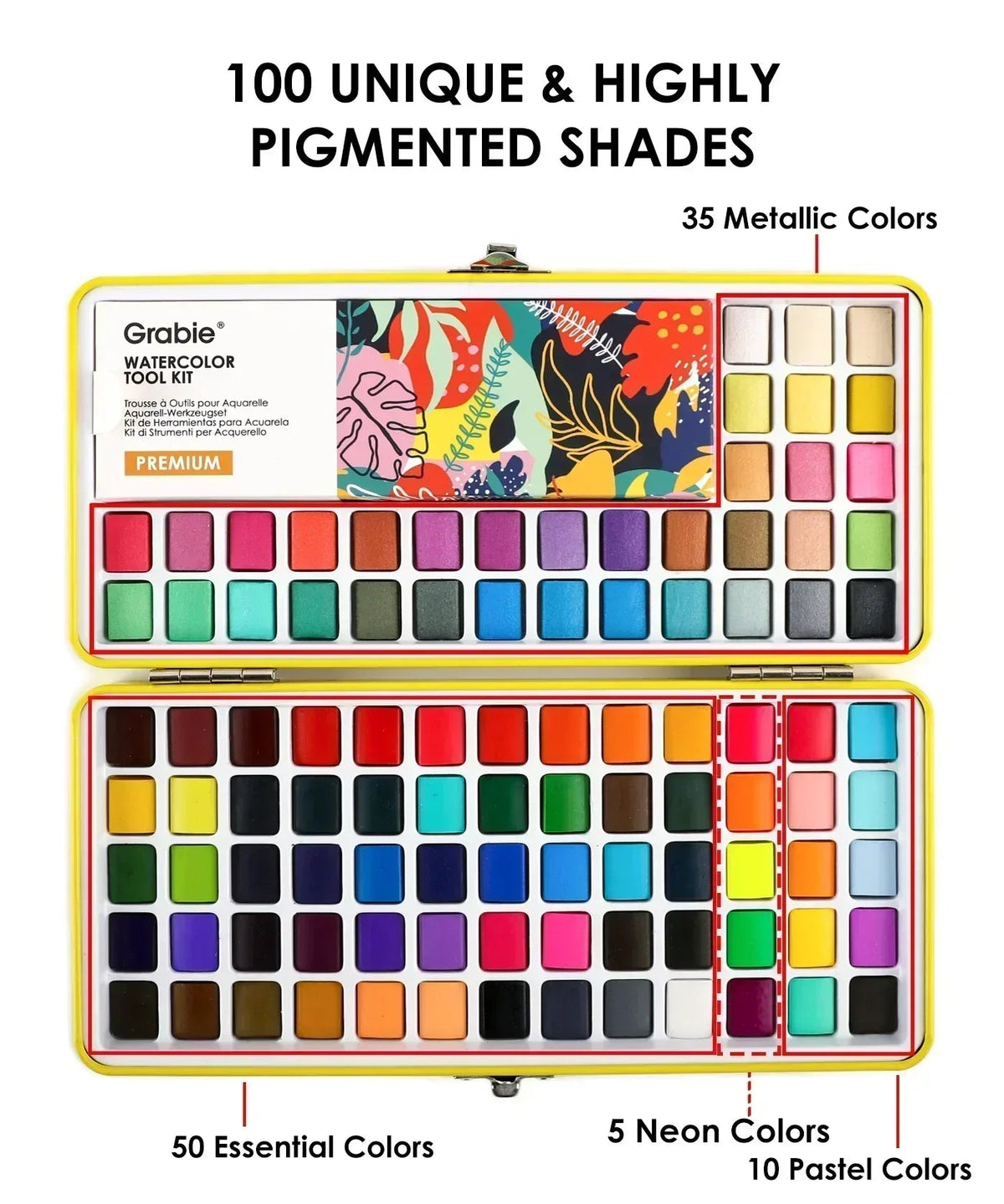 All-In-One Watercolor Set of 100