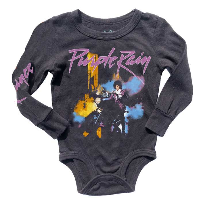 Purple Rain Long Sleeve Onesie