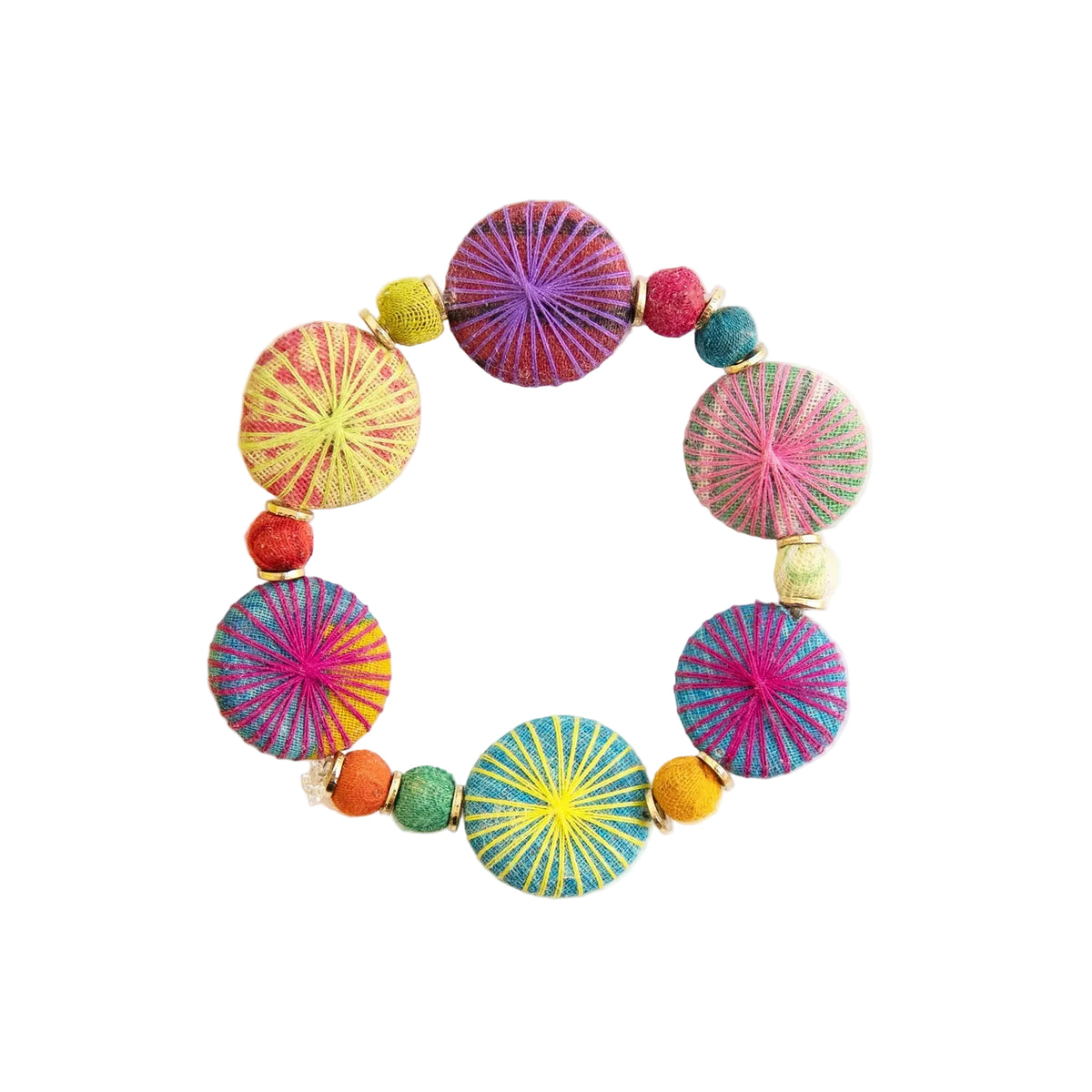 Kantha Threadburst Bracelet
