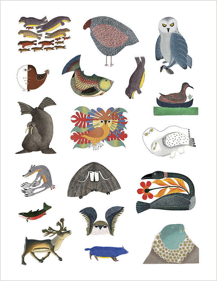 Inuit Art Sticker Book