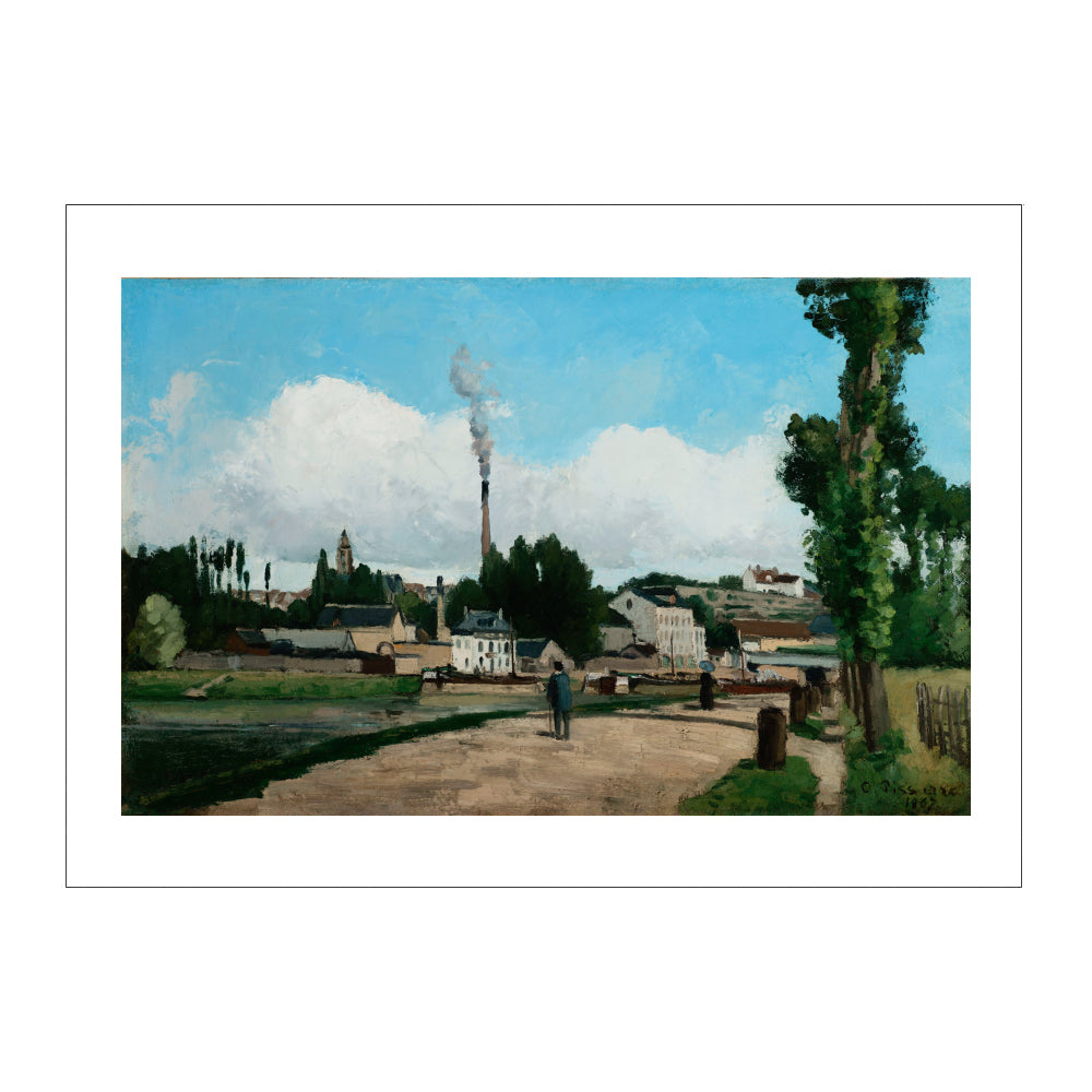 Camille Pissarro: Banks of the Oise at Pontoise Postcard