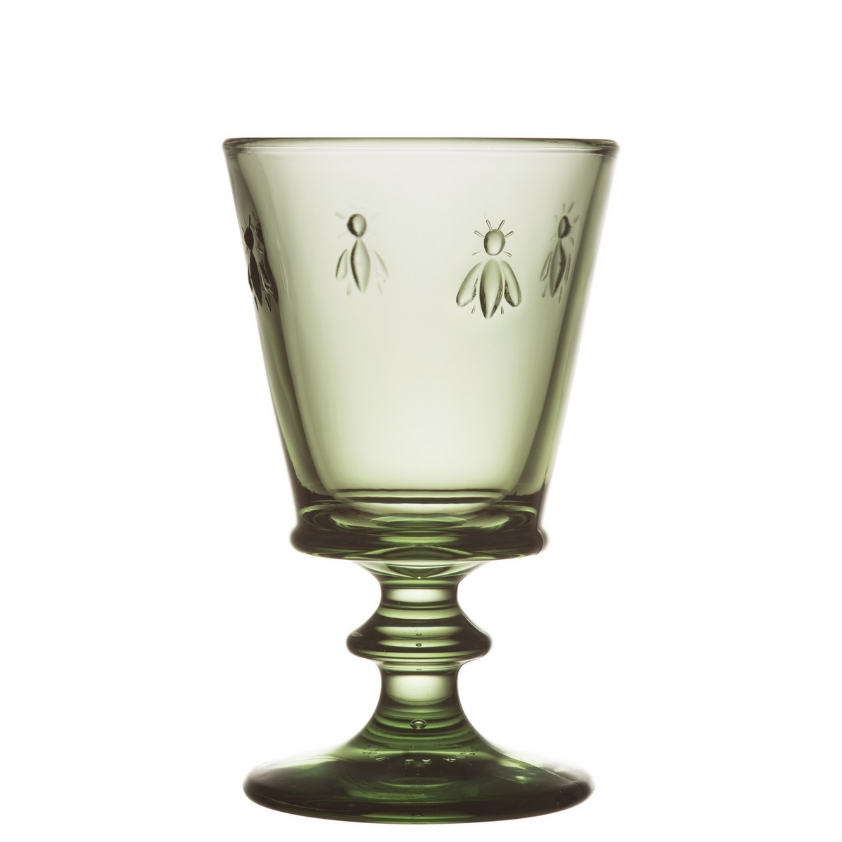 Bee Colored Wine Glass
