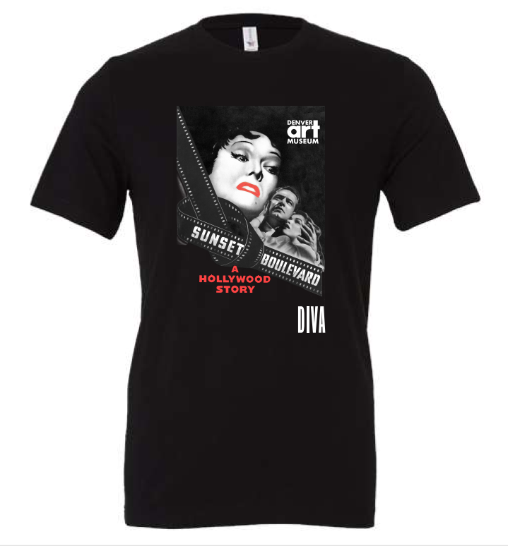 Sunset Boulevard DIVA Black T-shirt