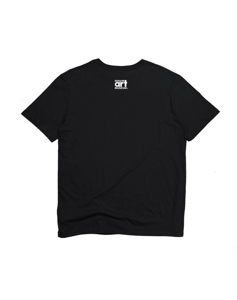 White DIVA Logo on Black T-Shirt