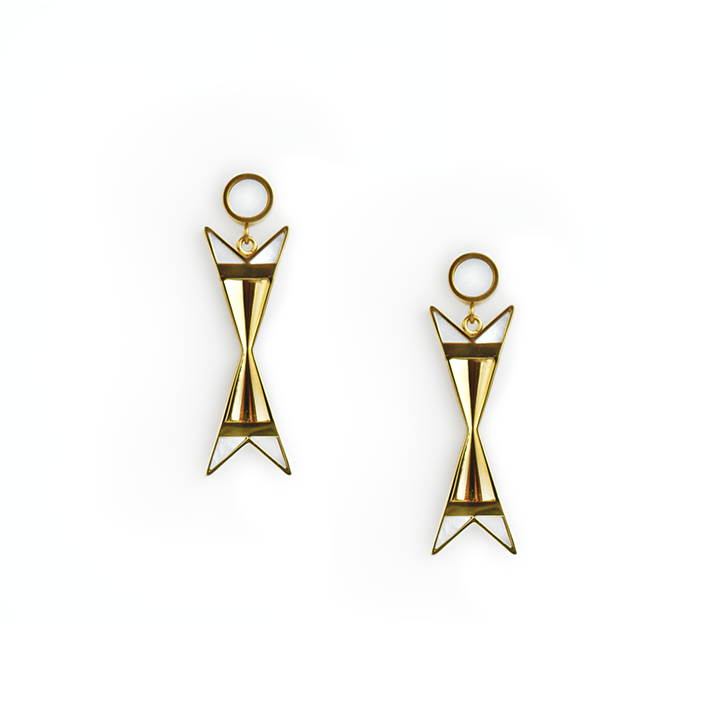 Butterfly Dreams Earrings By John Isaiah Pepion (Piikani/Blackfeet)