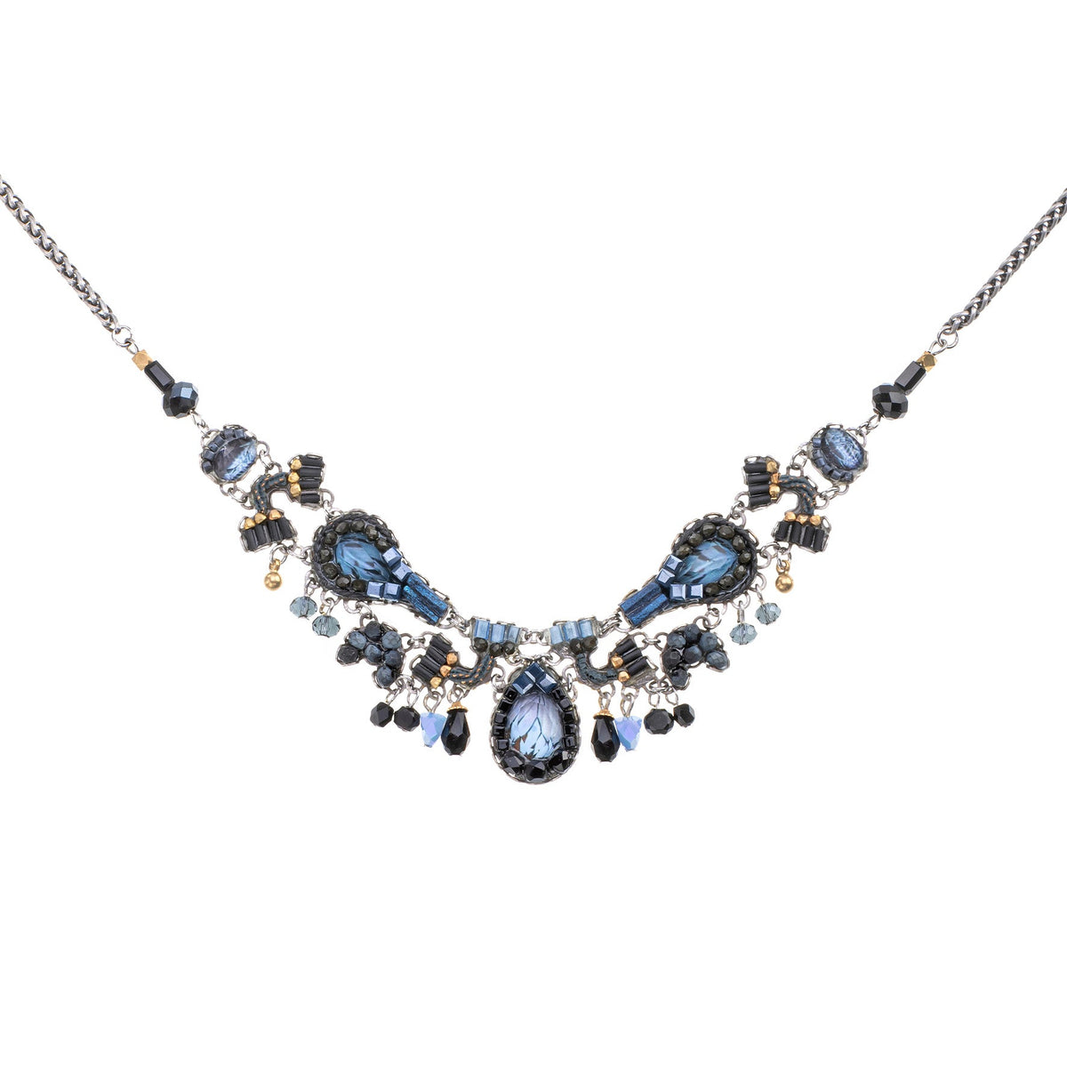 Large Indigo Summits Necklace