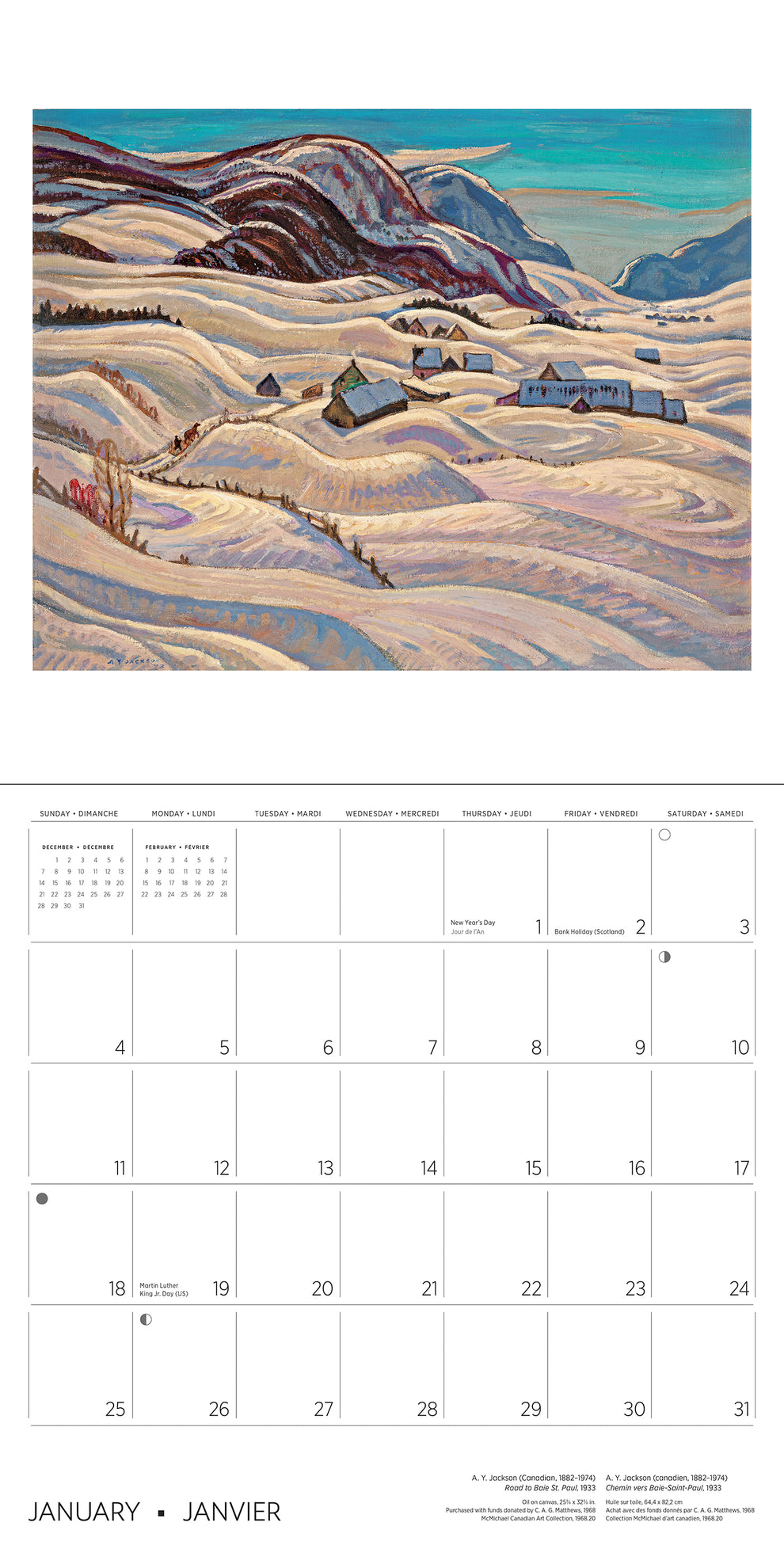 The Group of Seven 2026 Wall  Calendar