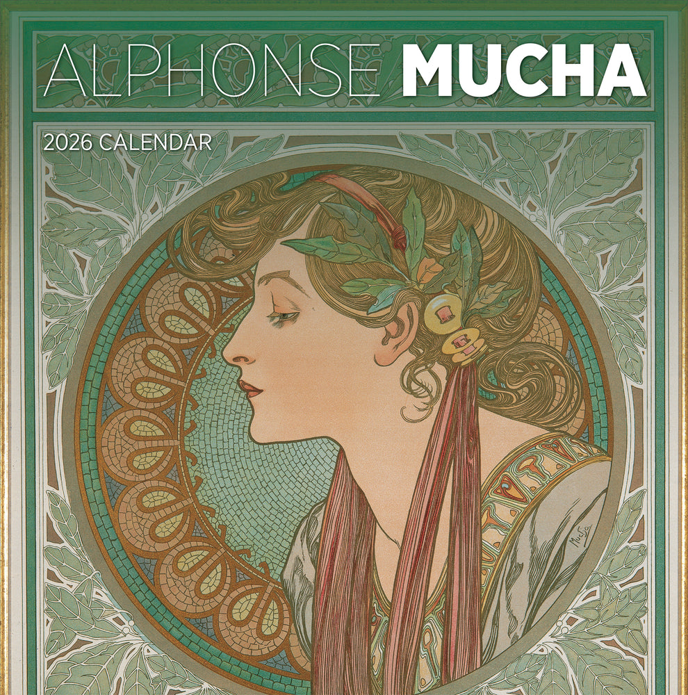 Alphonse Mucha 2026 Wall  Calendar