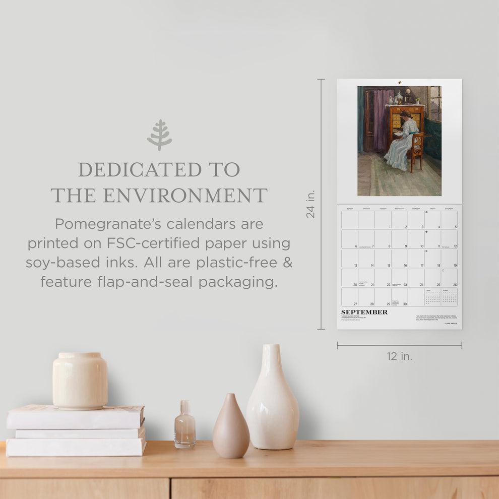 The Reading Woman 2026 Wall  Calendar