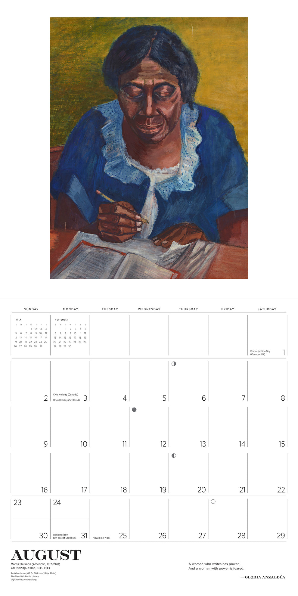 The Reading Woman 2026 Wall  Calendar