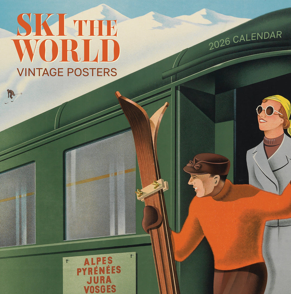 Ski the World: Vintage Posters 2026  Wall Calendar