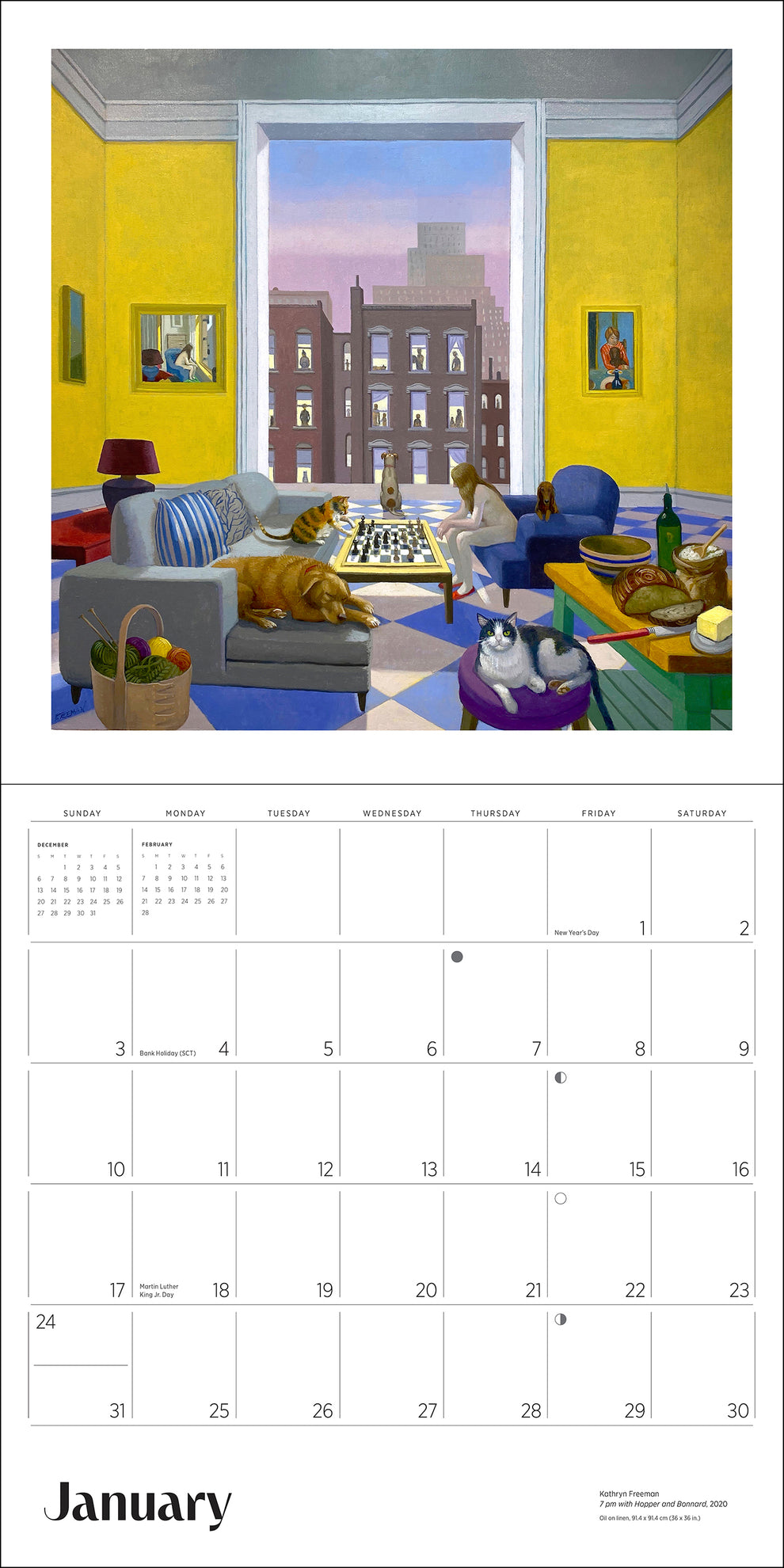 Kathryn Freeman: Daydreams 2027 Wall Calendar