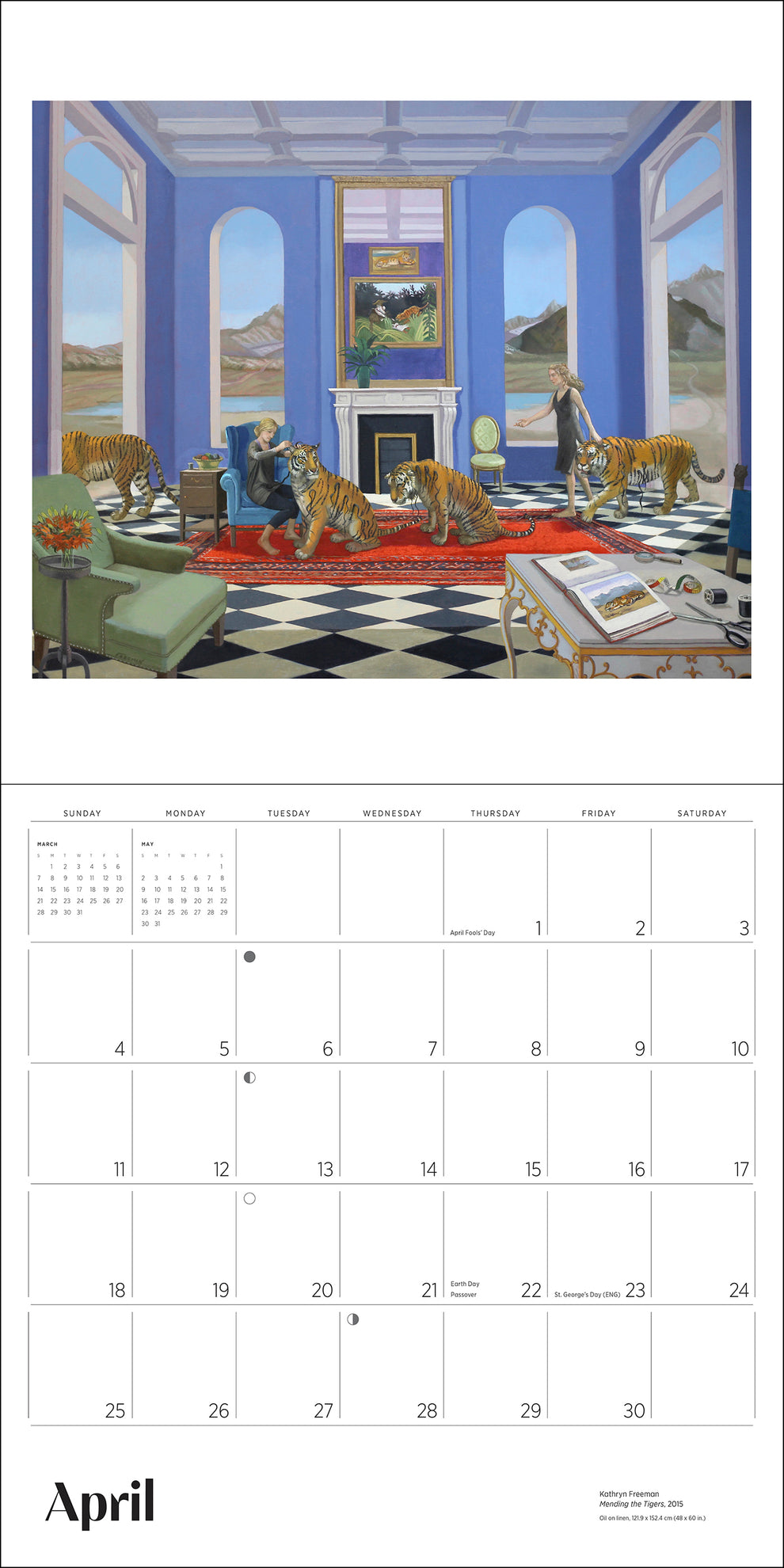Kathryn Freeman: Daydreams 2027 Wall Calendar