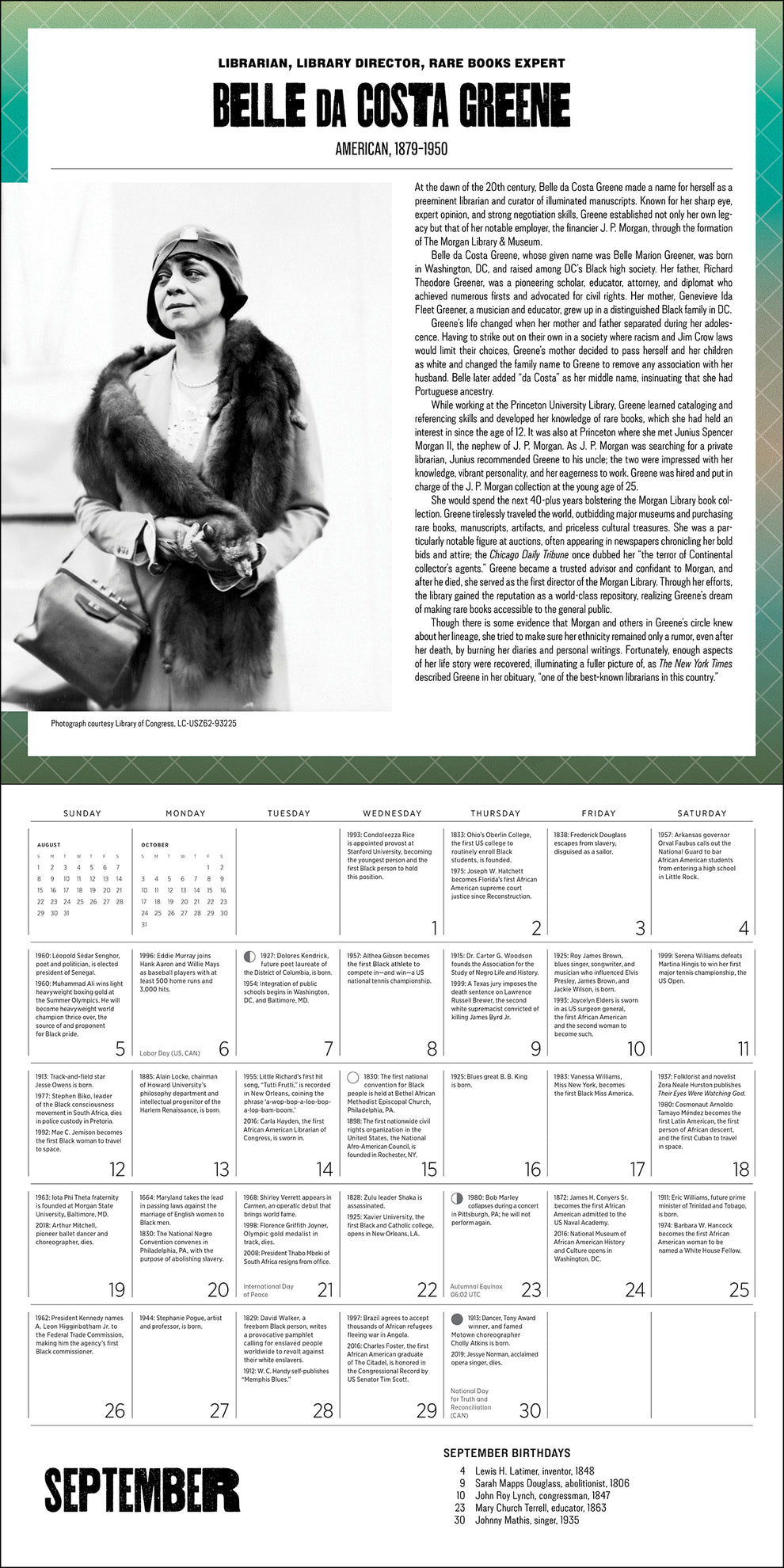 A Journey into 365 Days of Black History 2027 Wall Calendar
