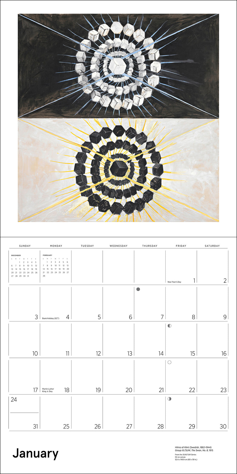 Hilma af Klint: Original Abstraction 2027 Wall Calendar
