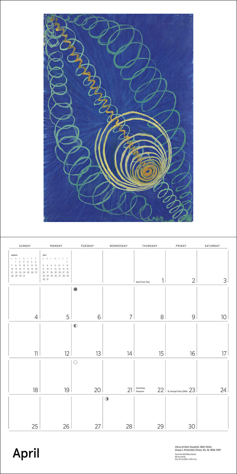 Hilma af Klint: Original Abstraction 2027 Wall Calendar