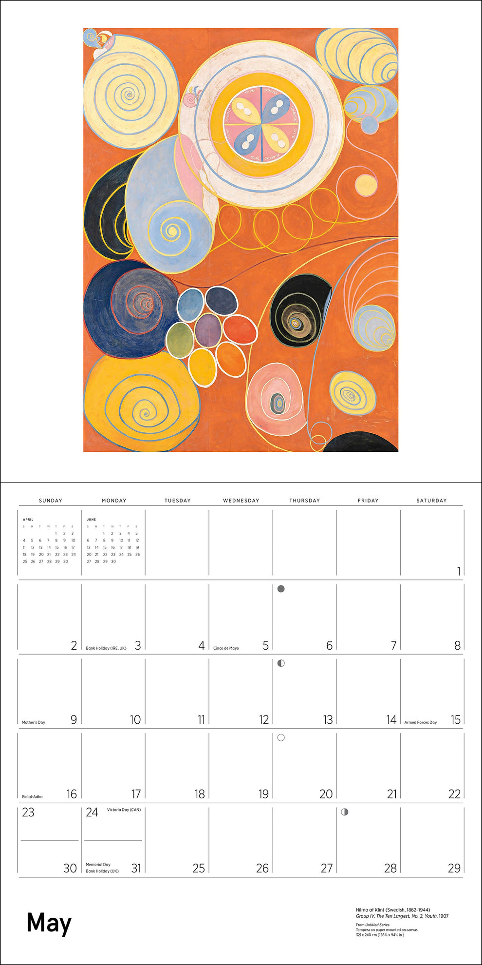 Hilma af Klint: Original Abstraction 2027 Wall Calendar