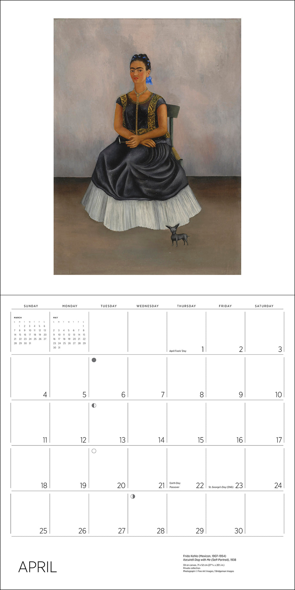 Frida Kahlo 2027 Wall Calendar