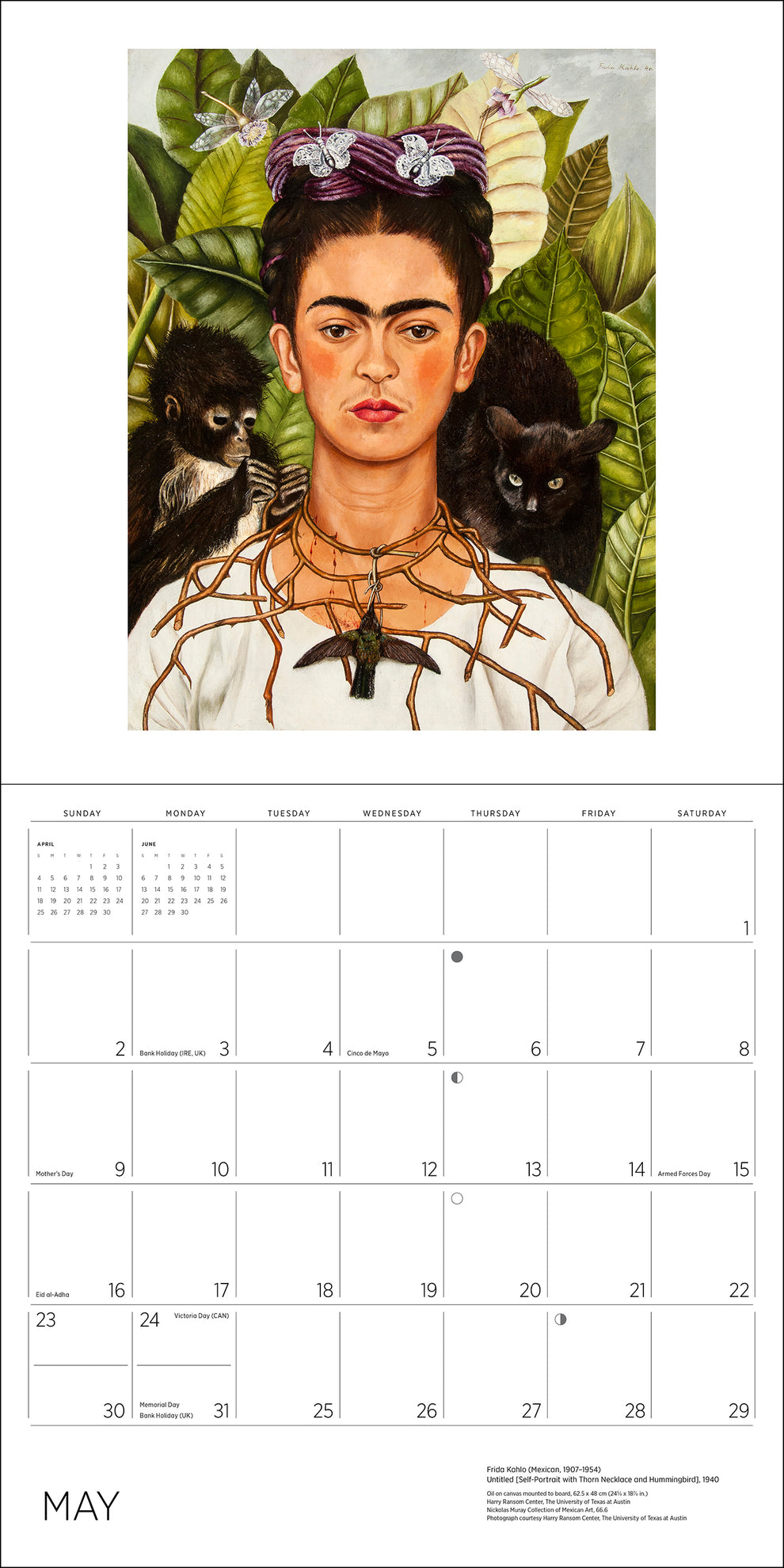 Frida Kahlo 2027 Wall Calendar