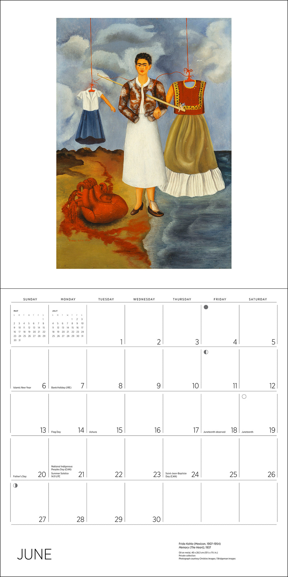 Frida Kahlo 2027 Wall Calendar