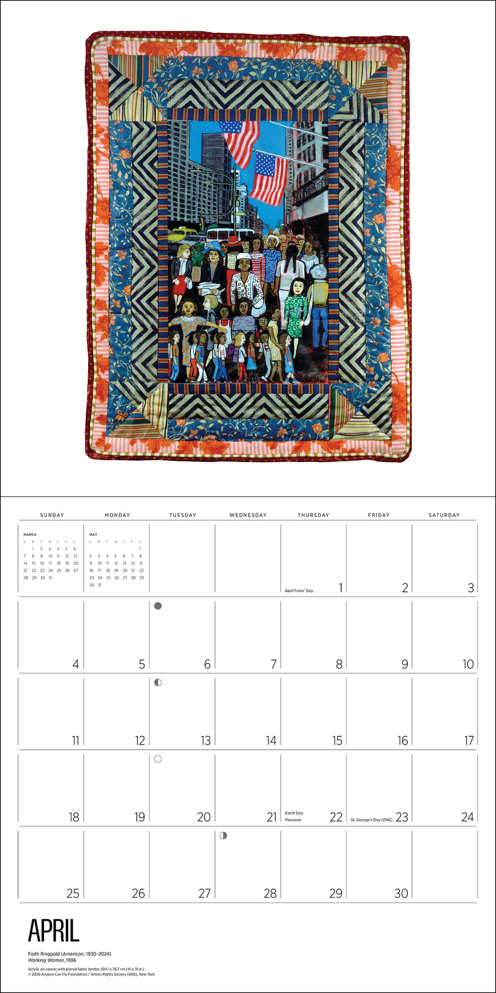 Faith Ringgold 2027 Wall Calendar