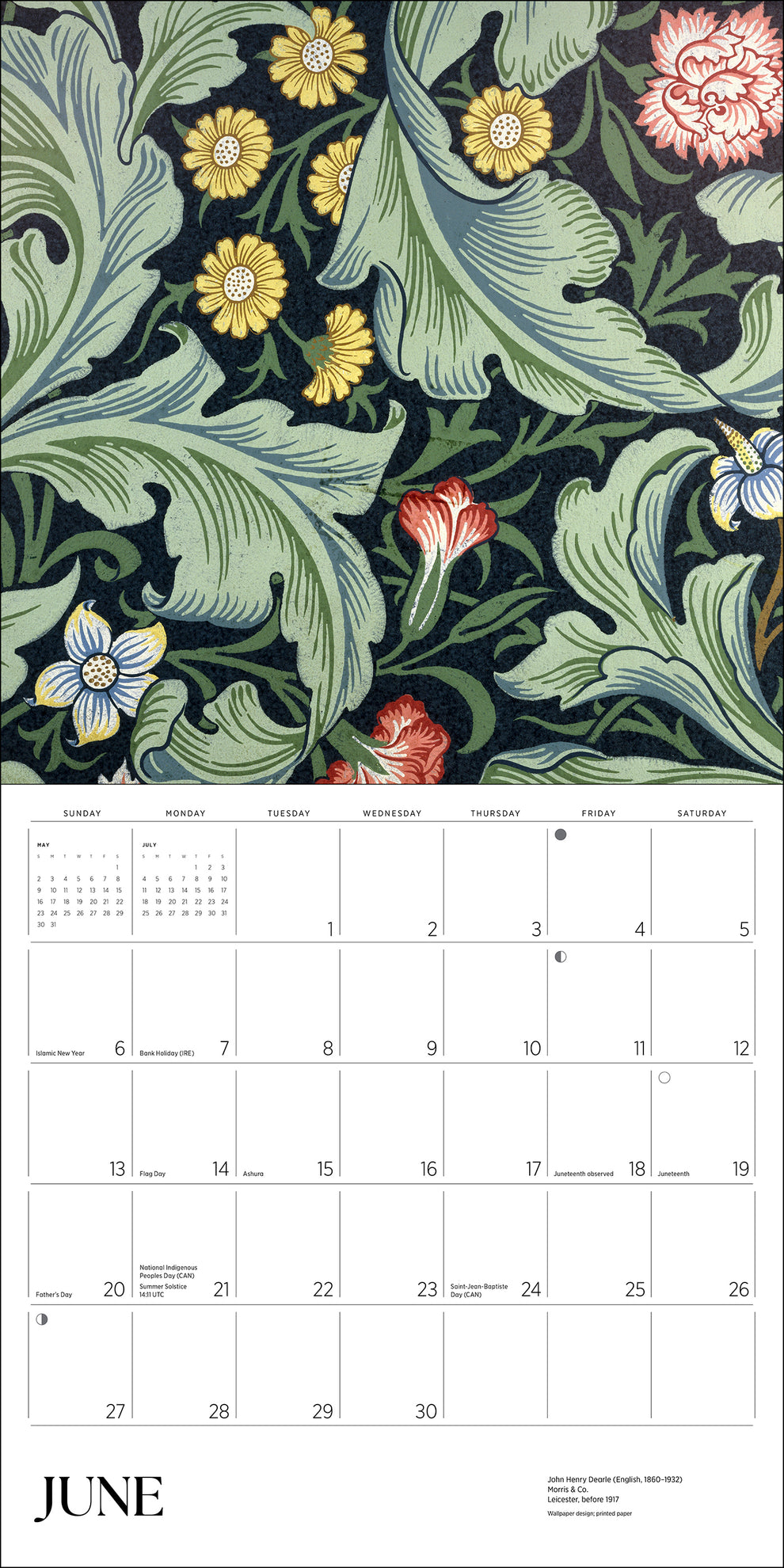 William Morris: Arts & Crafts Designs 2027 Wall Calendar