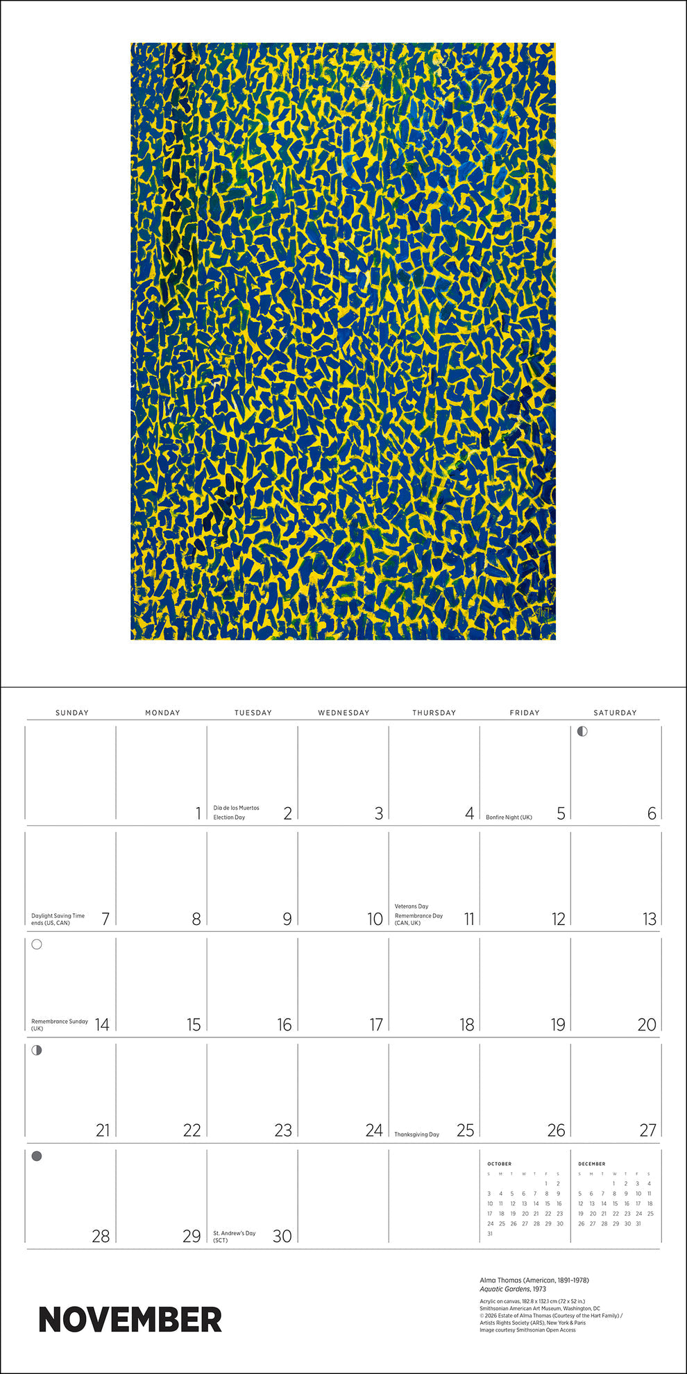 African American Art 2027 Wall Calendar