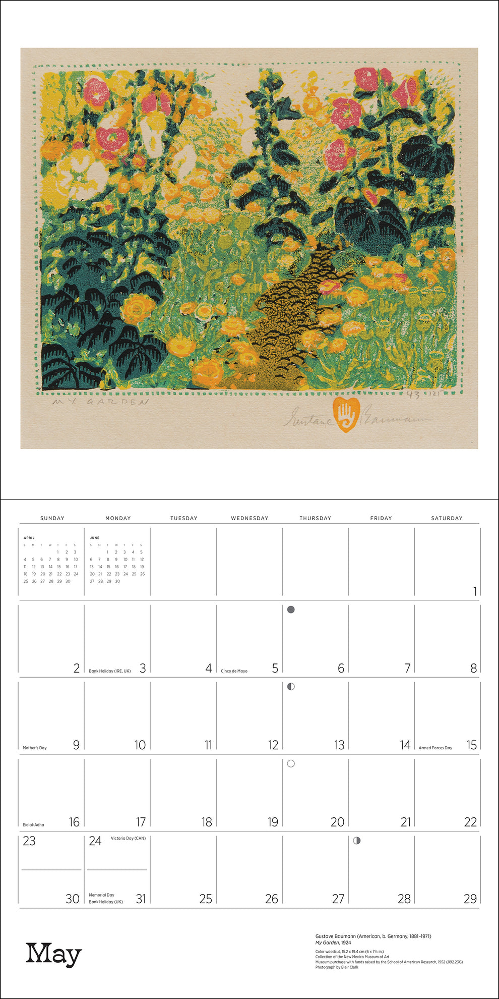 A Small, Untroubled World: The Art of Gustave Baumann 2027 Wall Calendar