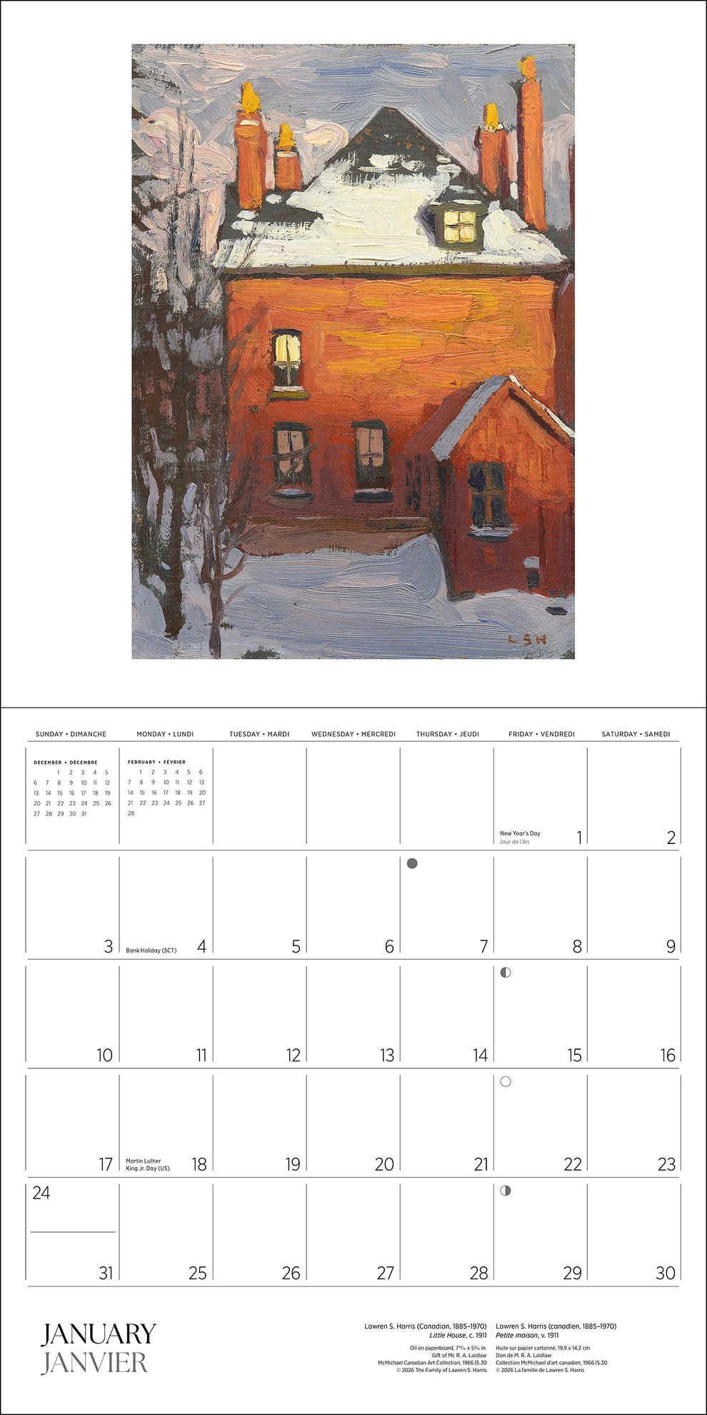 Lawren S. Harris 2027 Wall Calendar