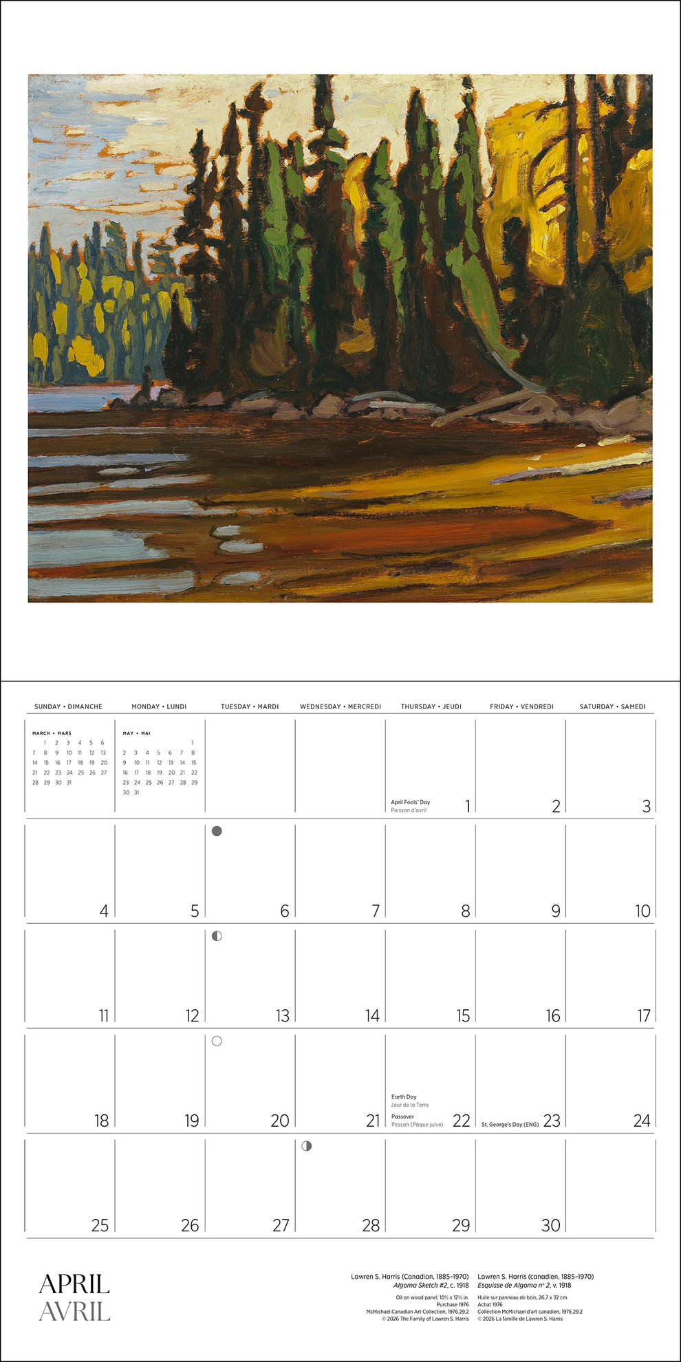Lawren S. Harris 2027 Wall Calendar