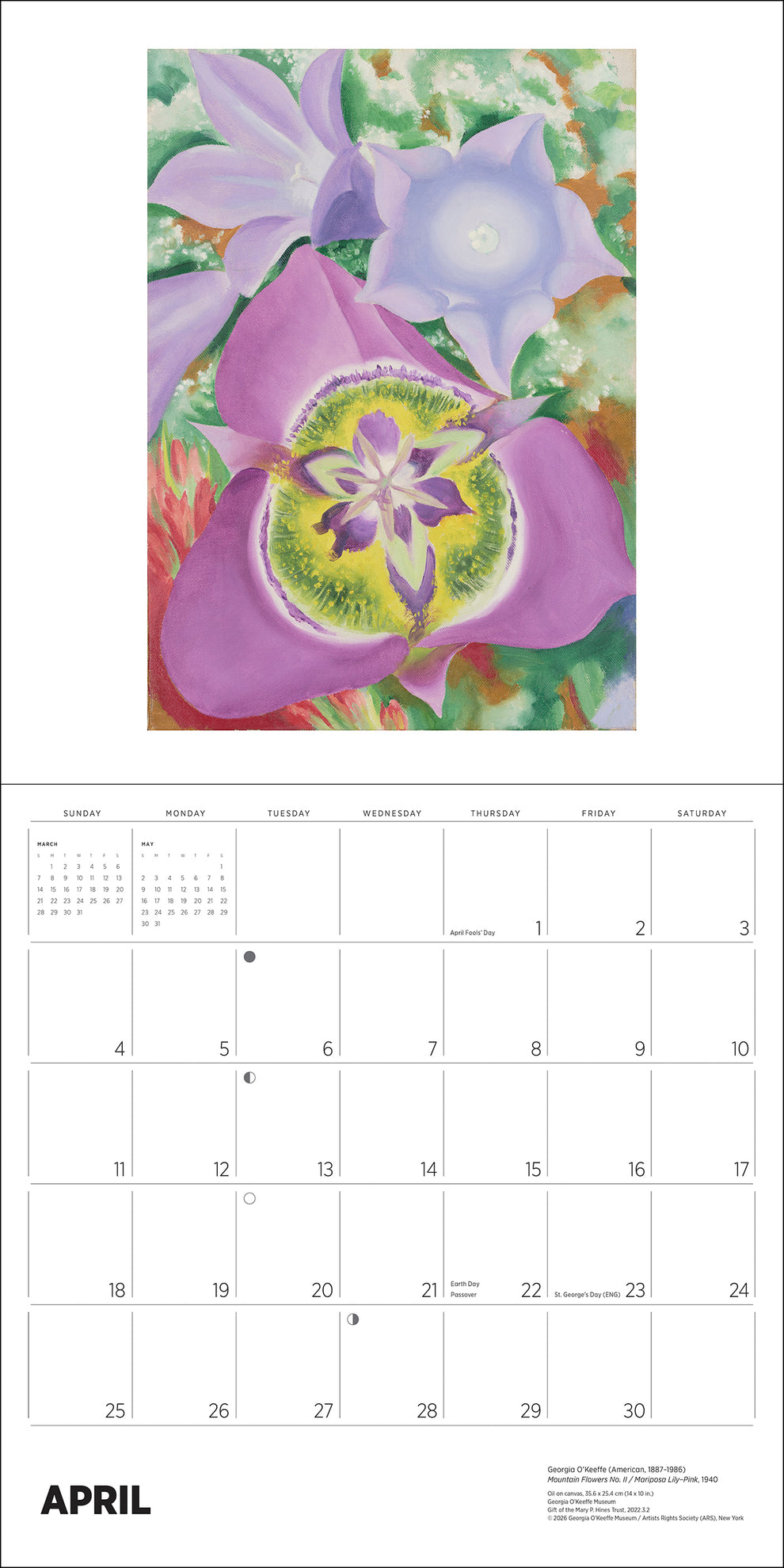 Georgia O'Keeffe 2027 Wall Calendar
