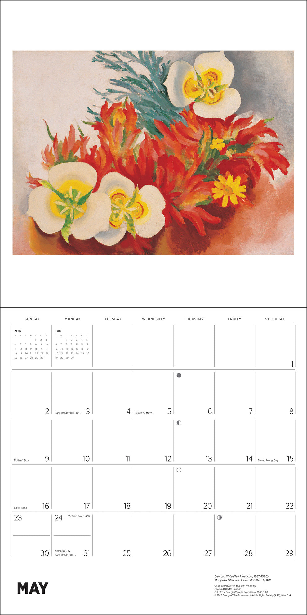 Georgia O'Keeffe 2027 Wall Calendar